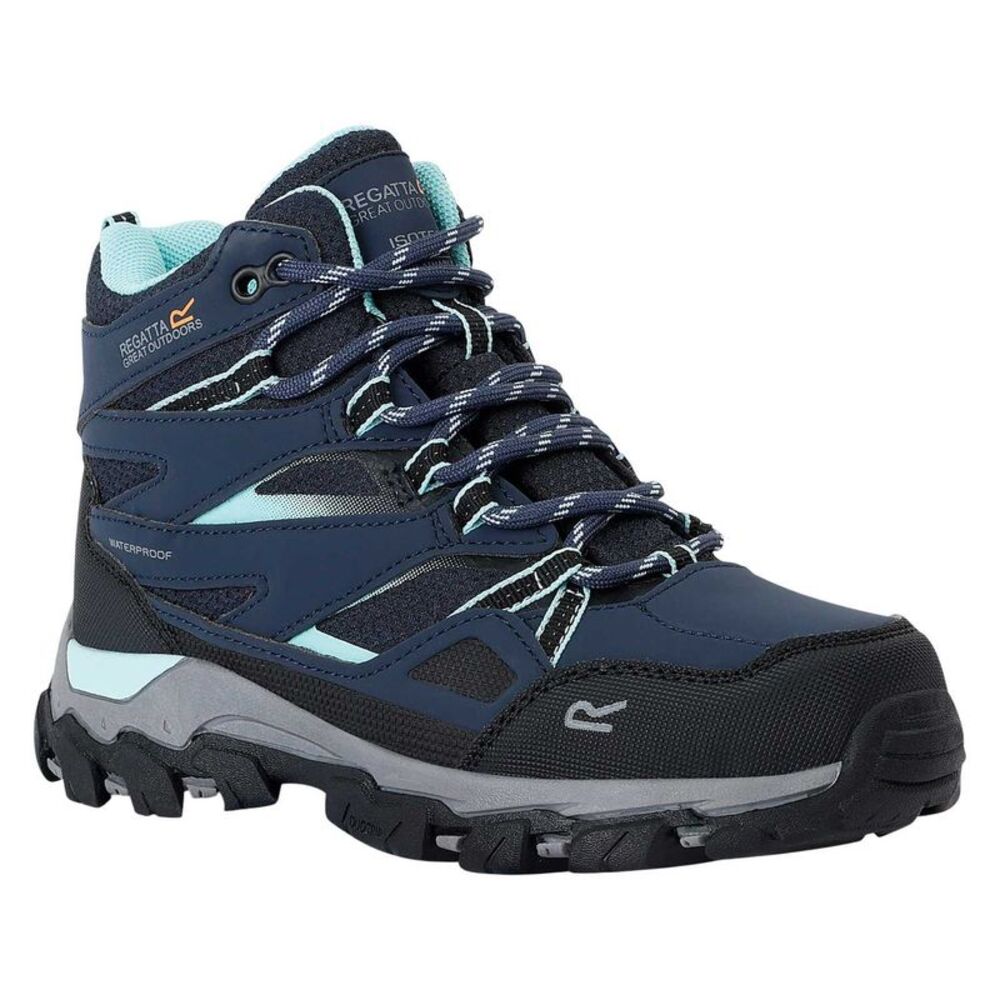Regatta Childrens/Kids Holcombe III Walking Boots / Navy/Aruba Blue